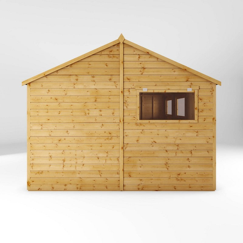 Mercia Premier 14' 7" x 10' Reverse Apex Workshop - Premium Dip Treated Shiplap