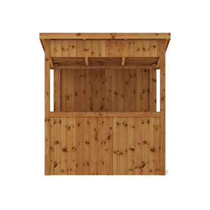 Mercia 6' 5" x 4' 7" Pent Garden Bar - Premium Pressure Treated Tongue & Groove