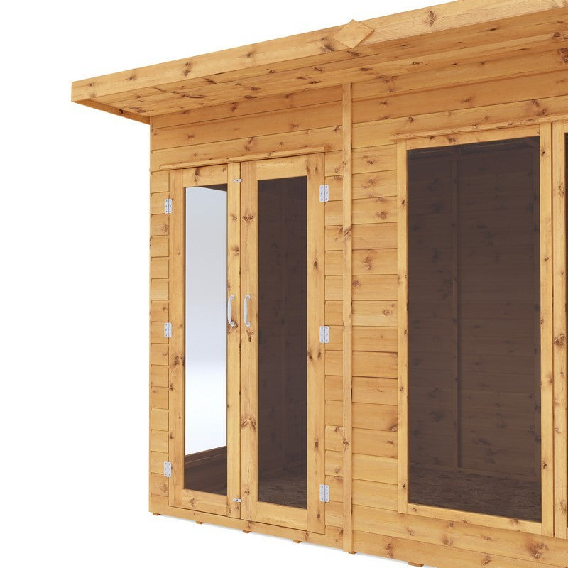 Mercia Maine 10' 1" x 7' 7" Pent Summerhouse - Premium Dip Treated Shiplap