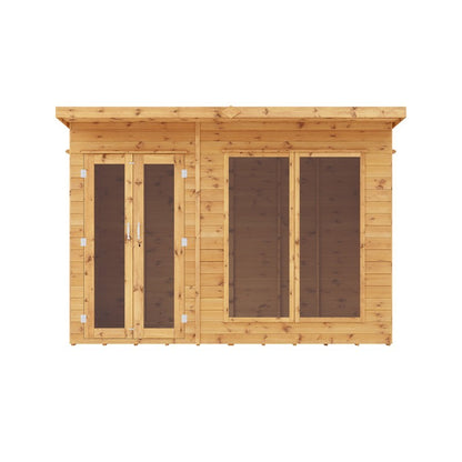 Mercia Maine 10' 1" x 7' 7" Pent Summerhouse - Premium Dip Treated Shiplap