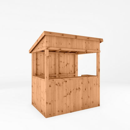 Mercia Premier 4' 8" x 6' 5" Pent Garden Bar - Budget Pressure Treated Tongue & Groove