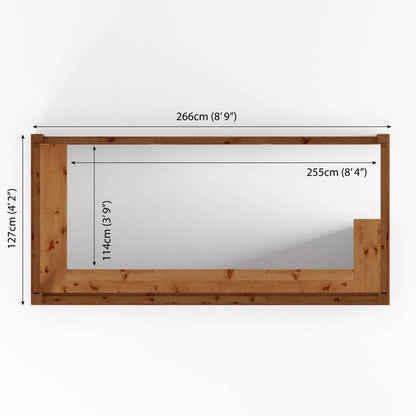 Mercia Premier 4' 8" x 9' 2" Pent Garden Bar - Budget Pressure Treated Tongue & Groove