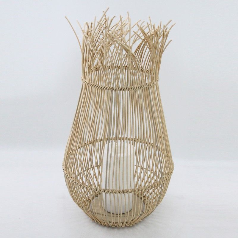 Rattan Lantern Garden Solar Light by Callow