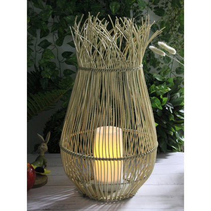 Rattan Lantern Garden Solar Light by Callow