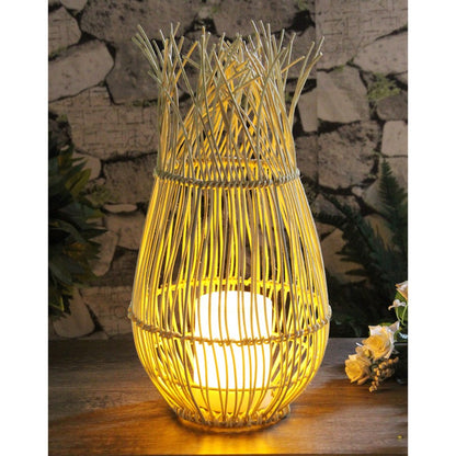 Rattan Lantern Garden Solar Light by Callow