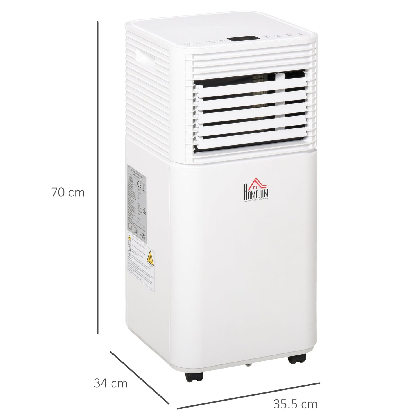 A Rated 9,000 BTU Portable Air Conditioner With Remote & 24 Hour Timer