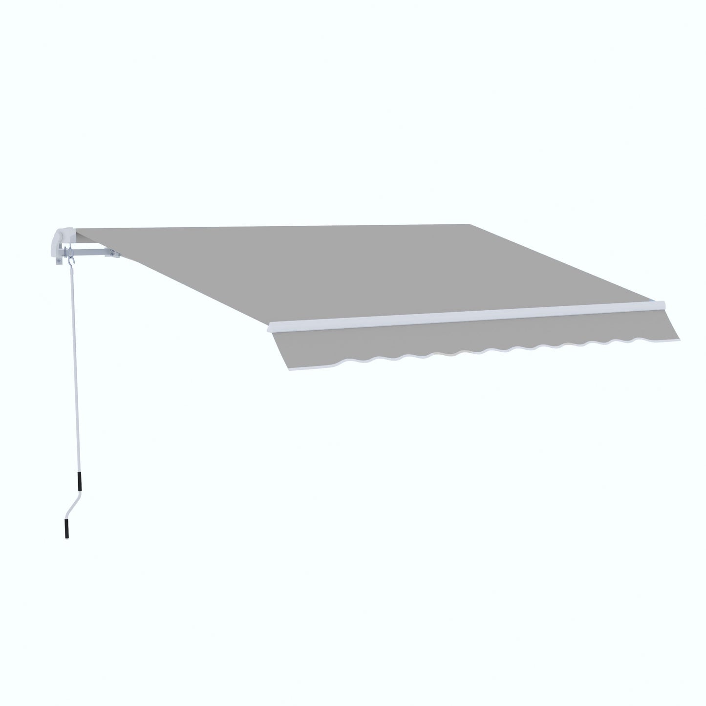 Garden Patio Manual Awning Canopy Sun Shade Shelter Retractable 4 Size 5 Colour