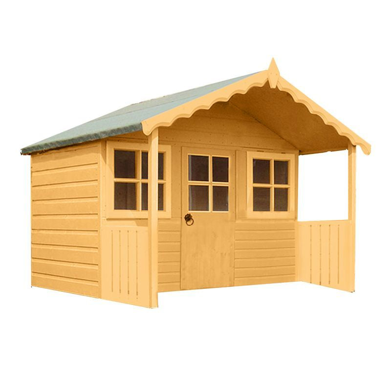 Shire Stork 6' 5" x 5' 6" Apex Children's Playhouse - Premium Dip Treated Shiplap