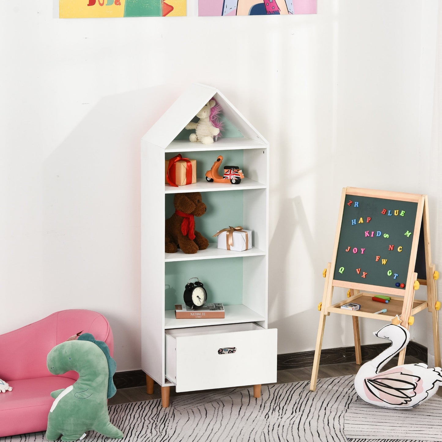 Kids Five-Tier Bookshelf