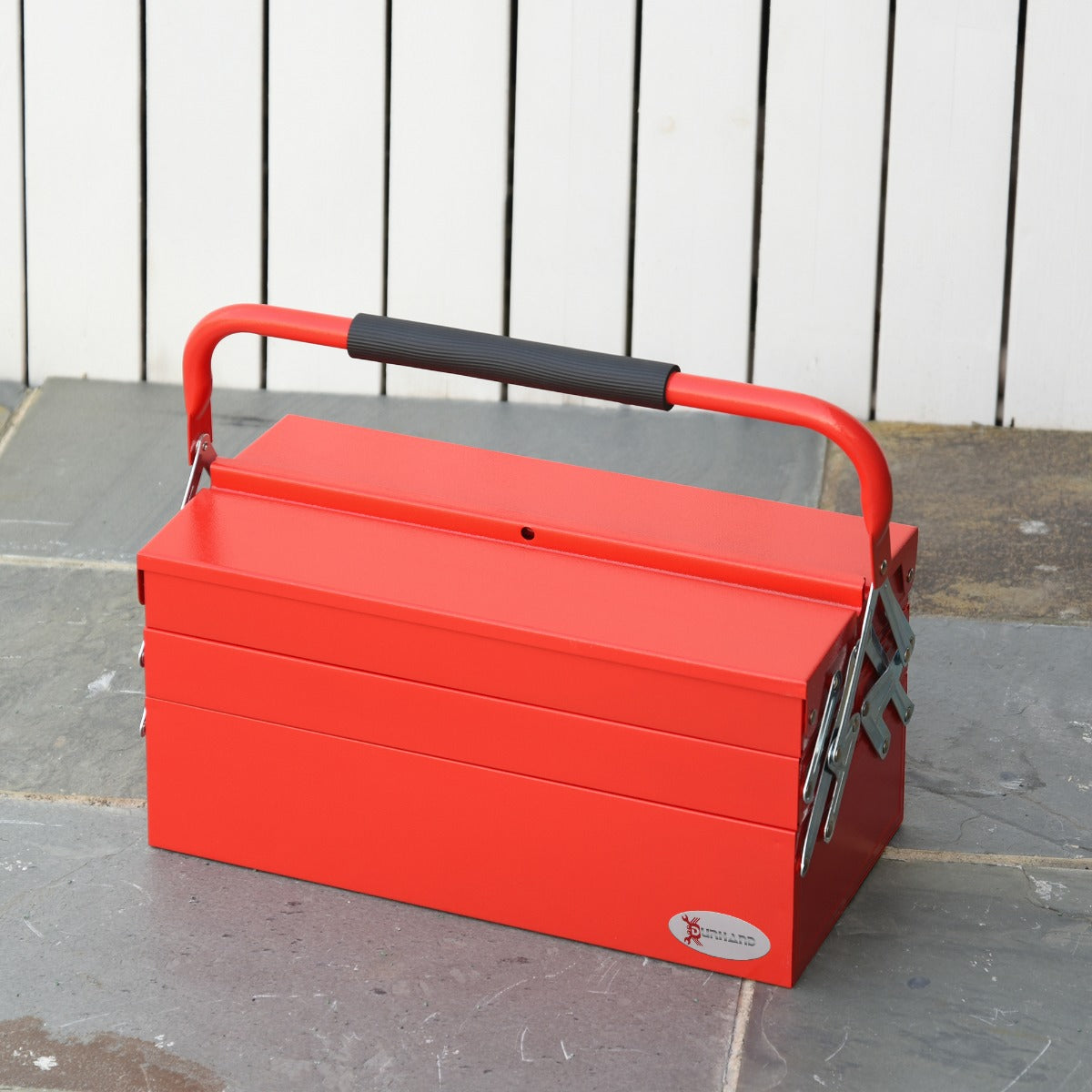 Durhand Steel 5-Tray Portable Tool Box - Medium