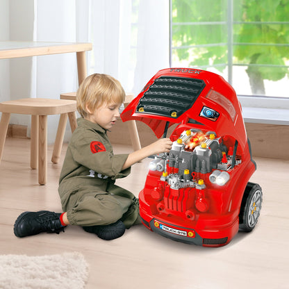 Kids Truck Engine Toy Set w/ Horn