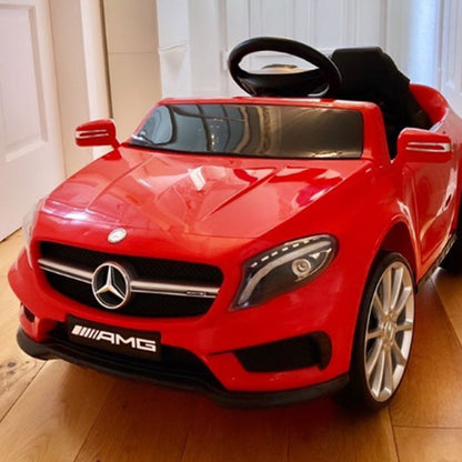 Kids Electric Car Kids Ride-On Car 6V Licensed Mercedes Benz-Red