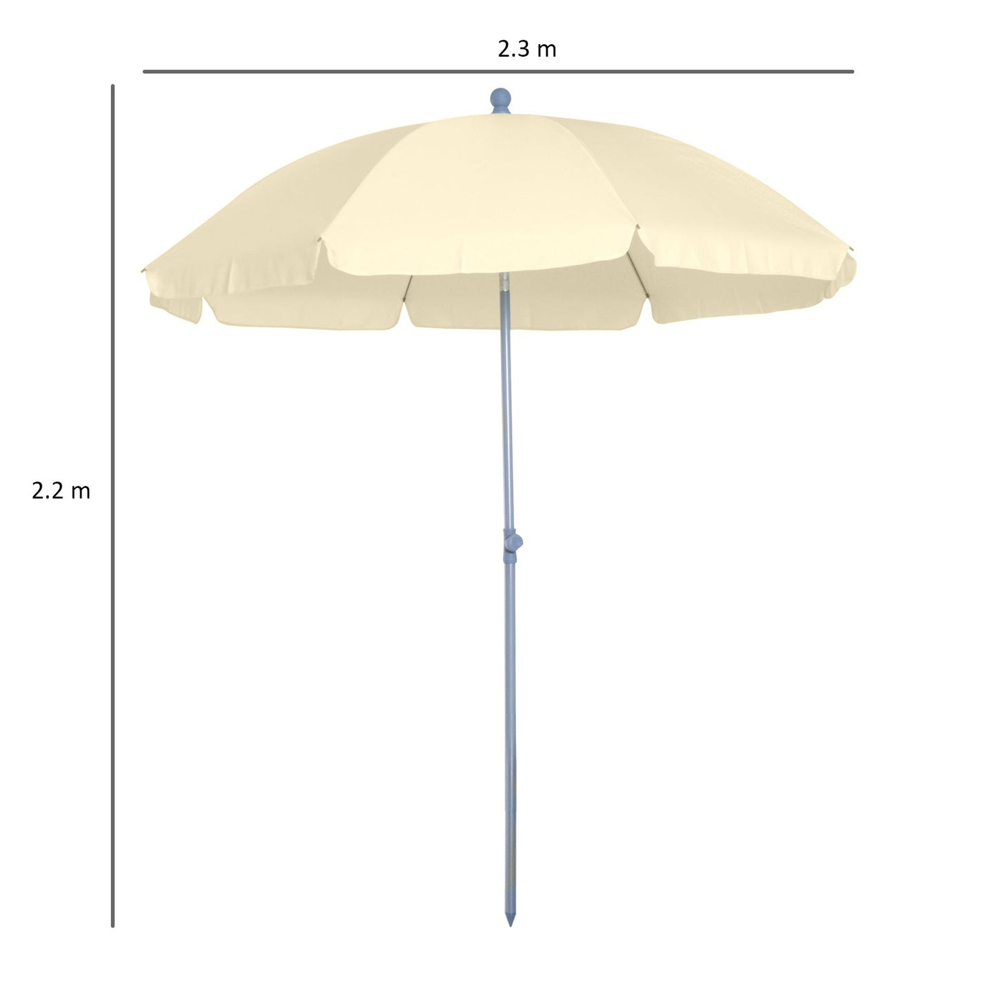 2.2m Beach Umbrella