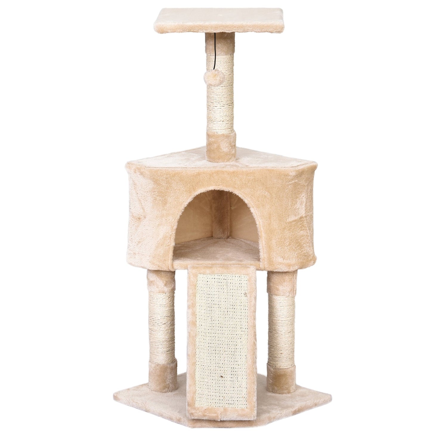 PawHut Corner Cat Tree for Indoor Cats