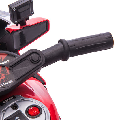 Kids 6V Electric Pedal Motorcycle Ride-On Toy Battery 18-48 months Red