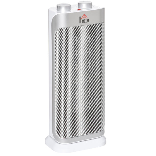 Indoor Space Heater Oscillating Ceramic Heater w/ Adjustable Modes 1000W/2000W