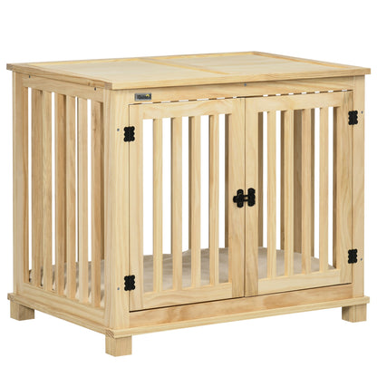 PawHut Wooden Dog Crate