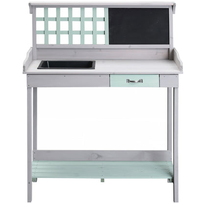 Garden Potting Table with Sink