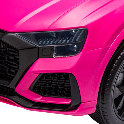 Audi RS Q8 6V Kids Electric Ride On Car Toy w/ Remote USB MP3 Bluetooth Pink