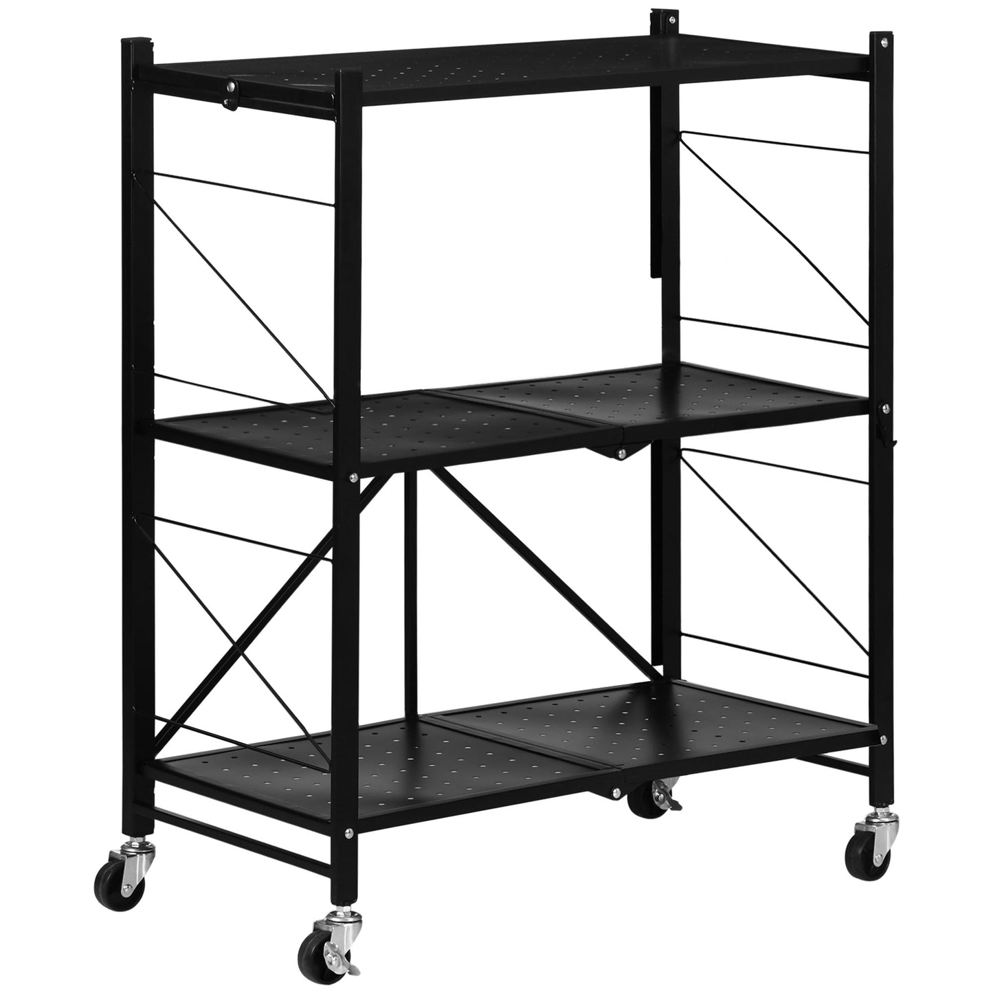 3-Tier Storage Trolley Cart