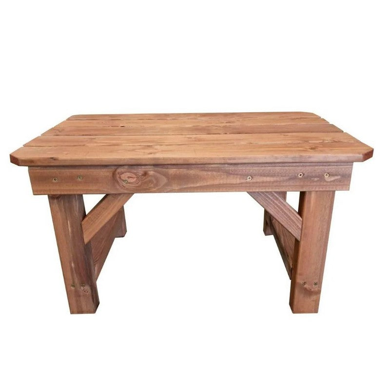 Swedish Redwood Garden Coffee Table by Churnet Valley