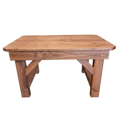 Swedish Redwood Garden Coffee Table by Churnet Valley