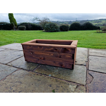 Swedish Redwood Garden Trough Planter by Churnet Valley