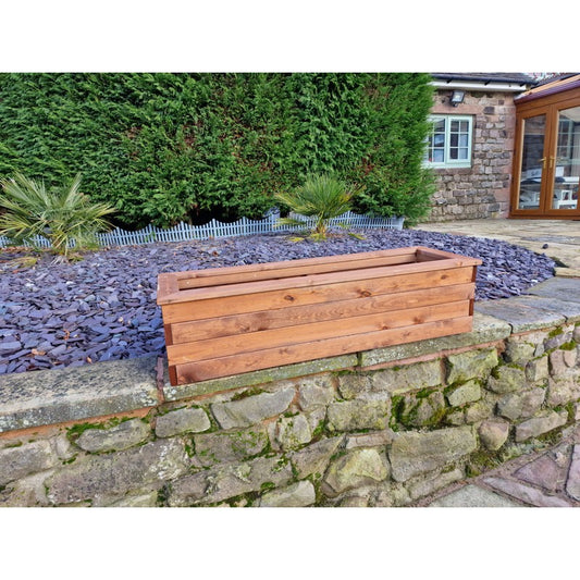 Swedish Redwood Garden Trough Planter by Churnet Valley