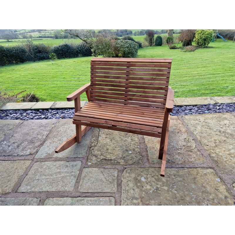 Swedish Redwood Garden Bench by Churnet Valley - 2 Seat