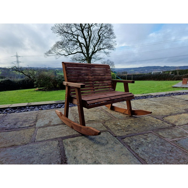 Swedish Redwood Garden Bench by Churnet Valley - 2 Seat