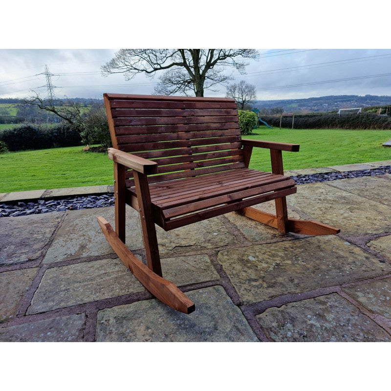 Swedish Redwood Garden Bench by Churnet Valley - 2 Seat