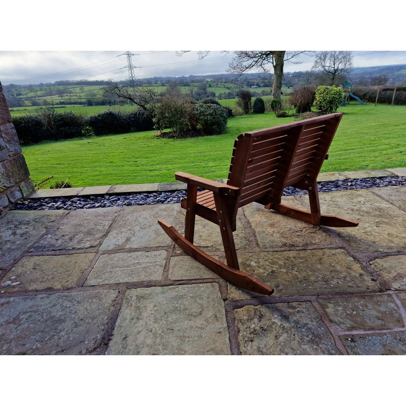 Swedish Redwood Garden Bench by Churnet Valley - 2 Seat