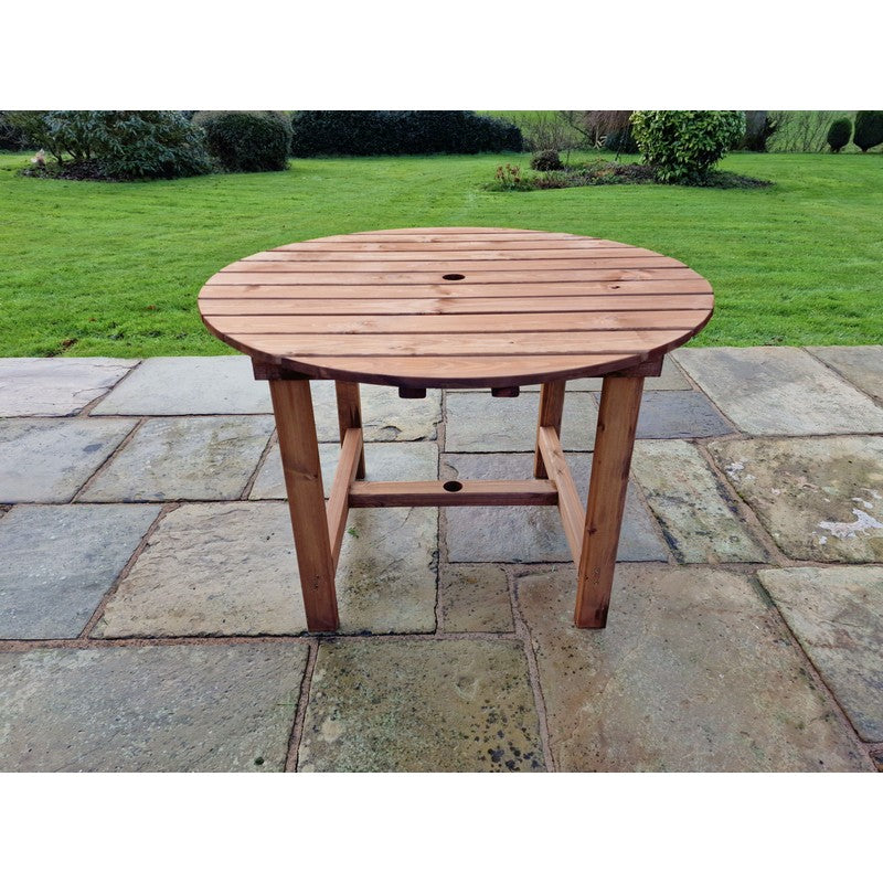 Swedish Redwood Garden Table by Churnet Valley - 4 Seat