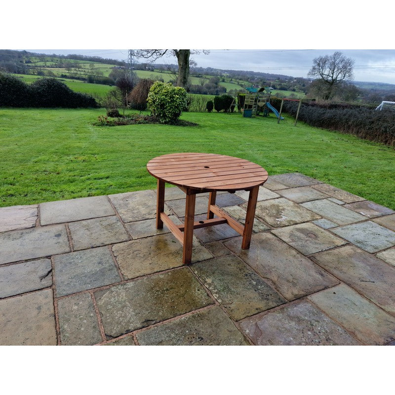 Swedish Redwood Garden Table by Churnet Valley - 4 Seat