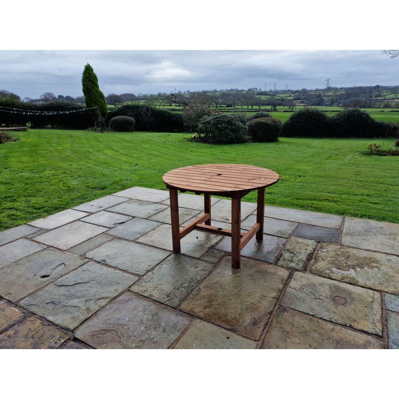 Swedish Redwood Garden Table by Churnet Valley - 4 Seat