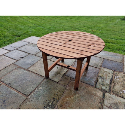 Swedish Redwood Garden Table by Churnet Valley - 4 Seat