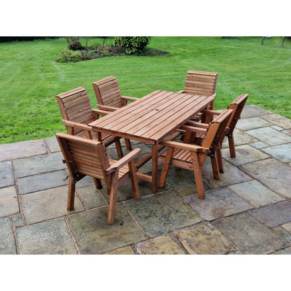 Swedish Redwood Garden Furniture Set by Churnet Valley - 6 Seats