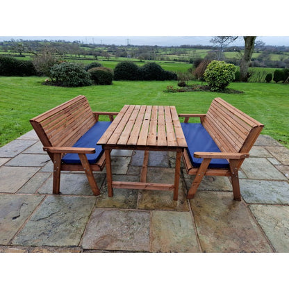 Swedish Redwood Garden Furniture Set by Churnet Valley - 6 Seat