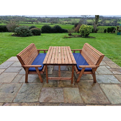 Swedish Redwood Garden Furniture Set by Churnet Valley - 6 Seat