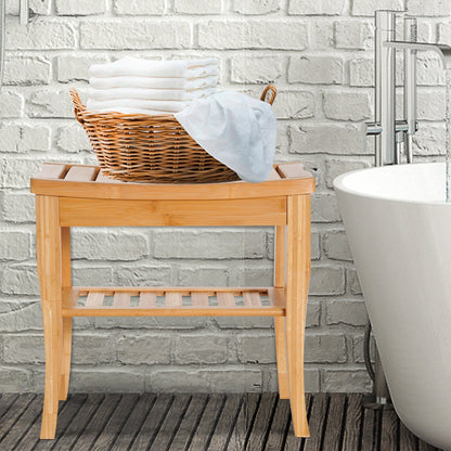 Wooden Bathroom Shower Bench