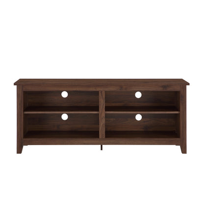 Classic TV Unit Brown 4 Shelves