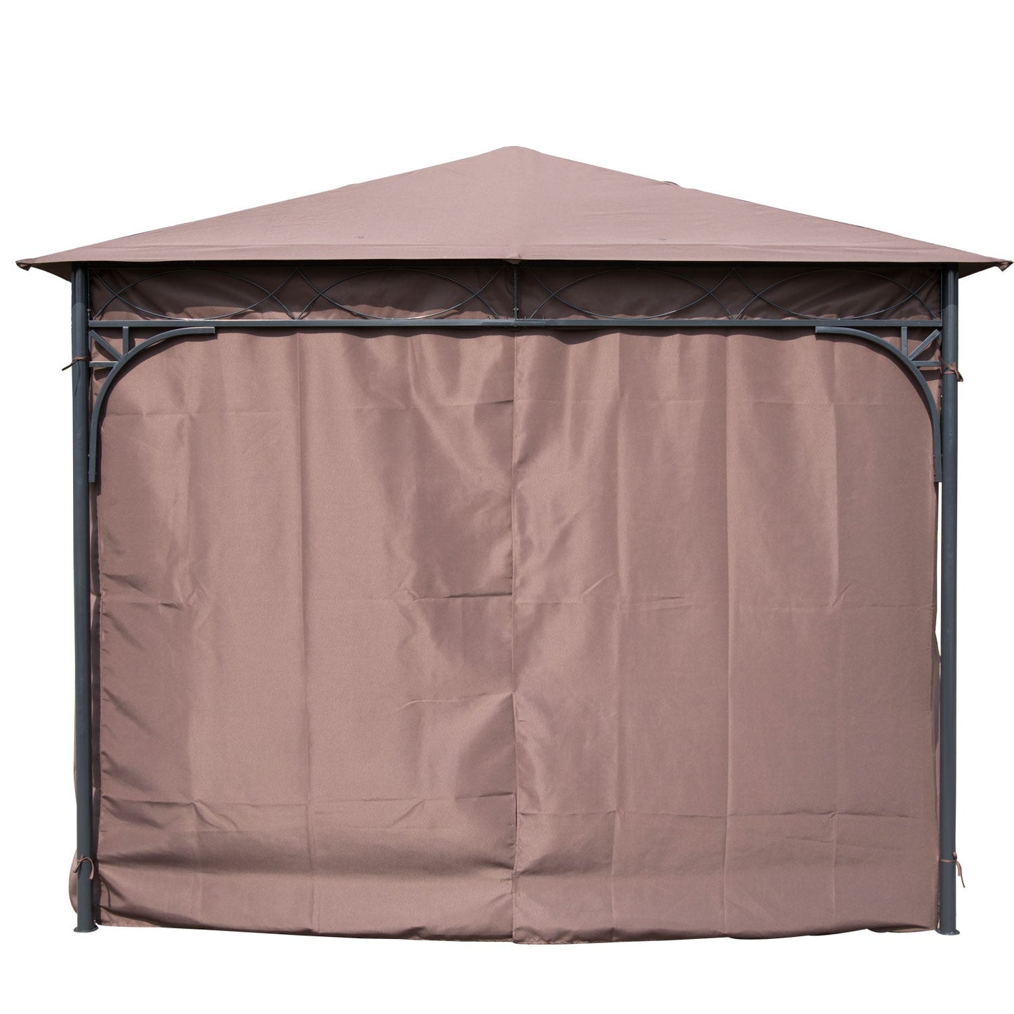 3x3 m Gazebo Pavilion-Coffee