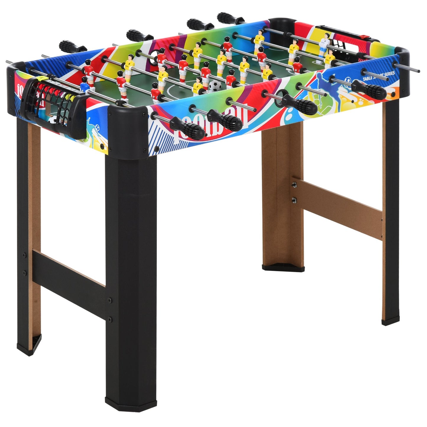 2.8ft Indoor Medium-density fibreboard Football Table Multi-Colour