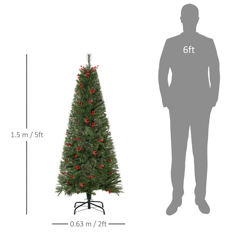 5ft Christmas Tree Artificial - 356 Tips