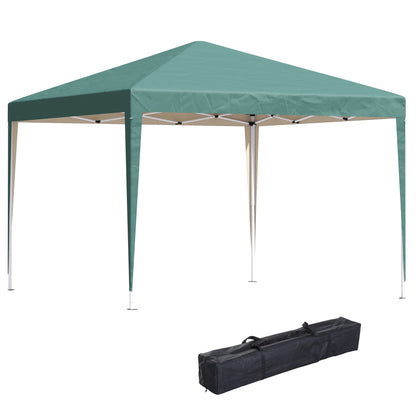 3 x 3 meter Garden Heavy Duty Pop Up Gazebo Marquee Party Tent Folding Wedding Canopy-Green