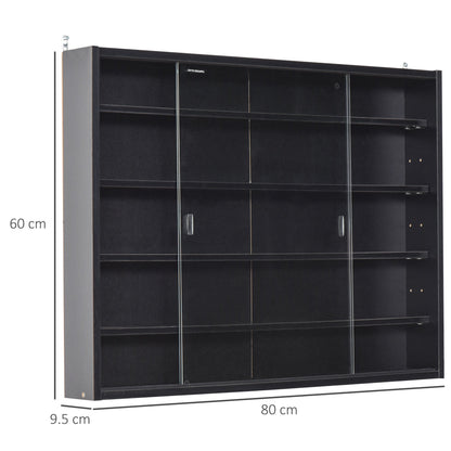 Five-Tier Wall Display Cabinet