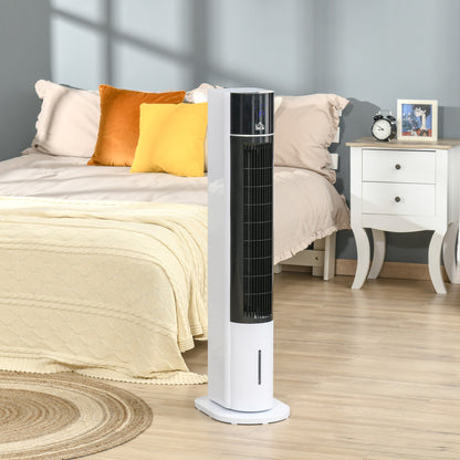 3L Oscillating Three Speed Air Cooler With Timer & Remote Control White & Black