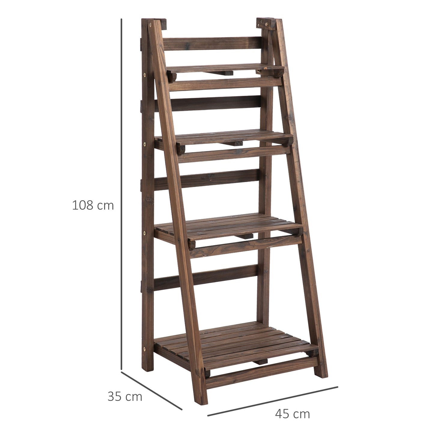 4-Tier Foldable Plant Stand