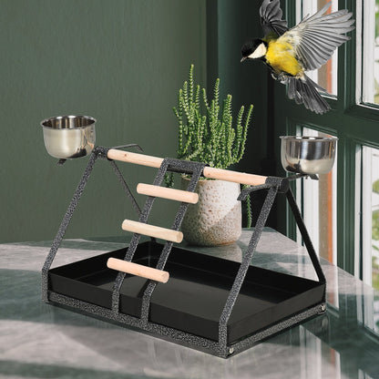 Portable Pirch & Feeder by Pawhut