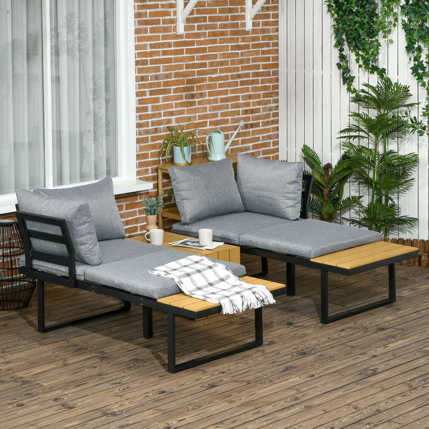 3-Pieces Patio Furniture Set